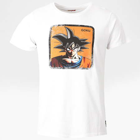 Capslab - Tee Shirt Goku Blanc