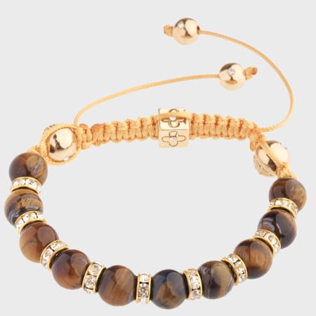 California Jewels - Bracelet Macrame Doré