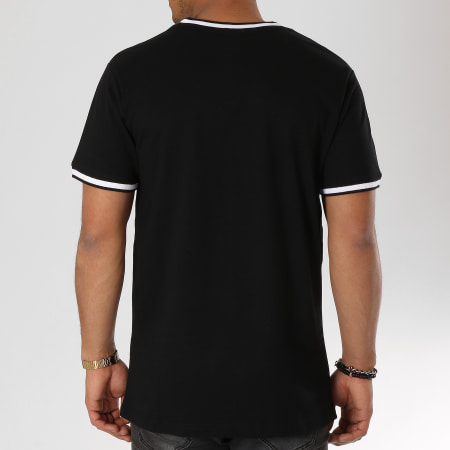 Urban Classics - Camiseta TB2186 Negro Blanco