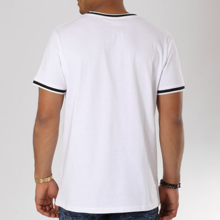 Urban Classics - Camiseta TB2186 Blanco Negro