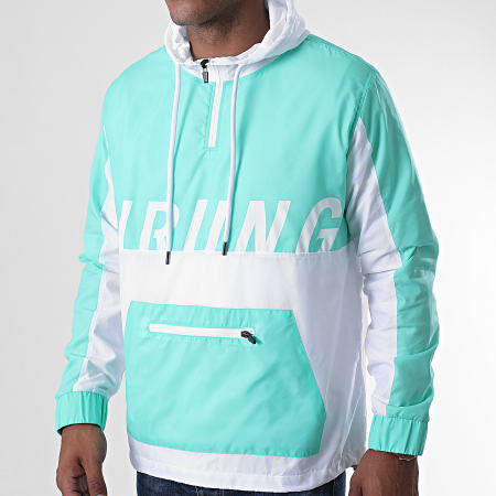 Wrung - Coupe-Vent Fresh Wind Turquoise Blanc