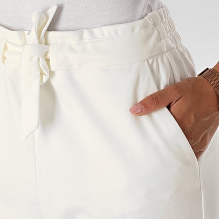 Only - Pantalon Cargo Poptrash 15197448 Blanc