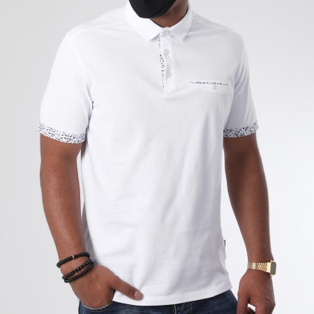 Jack And Jones - Polo Manches Courtes James 12167366 Blanc