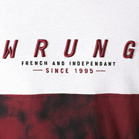 Wrung - Tee Shirt Half Sign Blanc