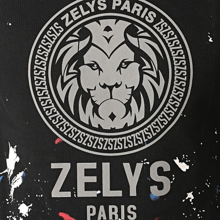 Zelys Paris - Sweat Crewneck Oreflect Noir Réfléchissant