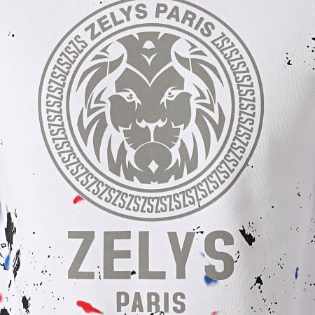 Zelys Paris - Sweat Crewneck Oreflect Blanc Réfléchissant