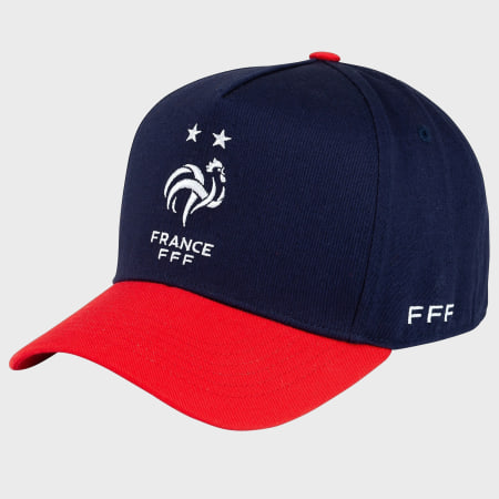 FFF - Casquettre France Logo Bleu Marine Rouge