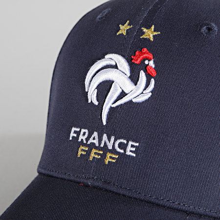 FFF - Casquettre France Big Logo Bleu Marine