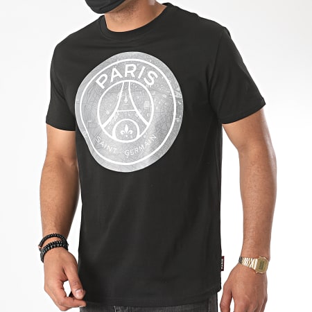 PSG - Tee Shirt Paris Saint-Germain Noir