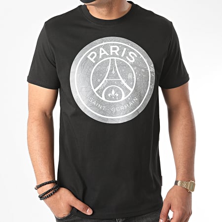 PSG - Tee Shirt Paris Saint-Germain Noir