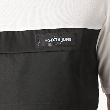 Sixth June - Tee Shirt Poche M4104VTS Blanc