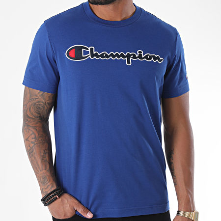 Champion - Tee Shirt 214194 Bleu Roi
