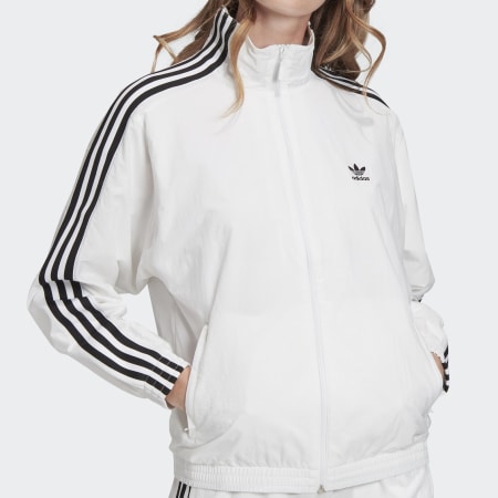 veste adidas femme blanche et or