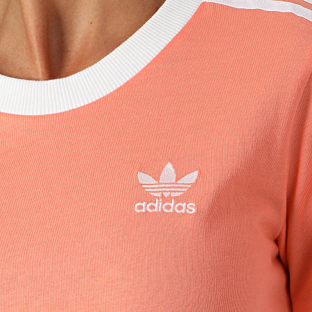 Adidas Originals - Tee Shirt Femme 3 Stripes FM3320 Rose