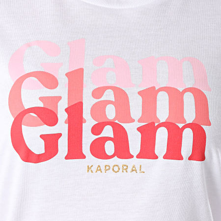 Kaporal - Tee Shirt Femme Blam Blanc