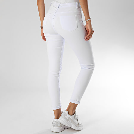 Girls Outfit - Jean Skinny Femme G2107 Blanc