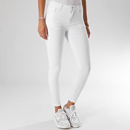 Girls Outfit - Jean Skinny Femme G2132 Blanc