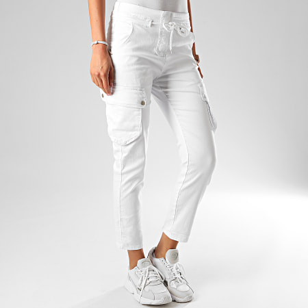 Girls Outfit - Jogger Pant Femme 32150 Blanc