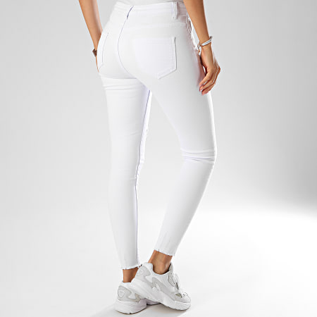 Girls Outfit - Jean Skinny Femme A2006-2 Blanc
