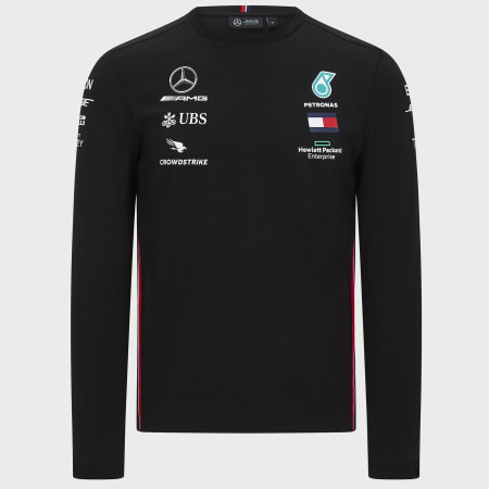 AMG Mercedes - Tee Shirt Manches Longues AMG Mercedes Noir