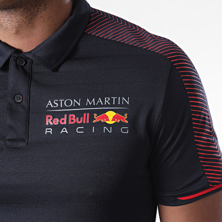 Red Bull Racing - Polo Manches Courtes Aston Martin x Red Bull Racing Bleu Marine