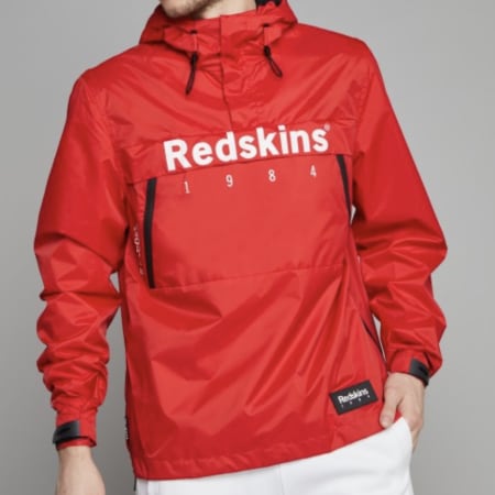 Redskins - Coupe-Vent Col Zippé Booking Rouge