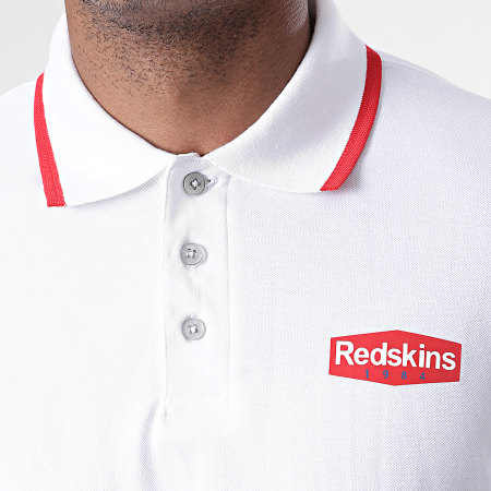 Redskins - Polo Manches Courtes Coxup Mew Blanc