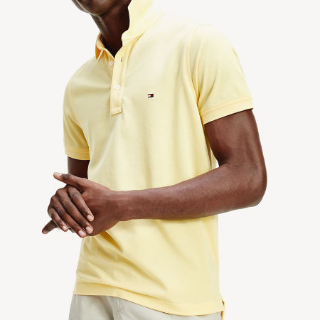 Tommy Hilfiger - Polo Manches Courtes MW0MW10764 Jaune