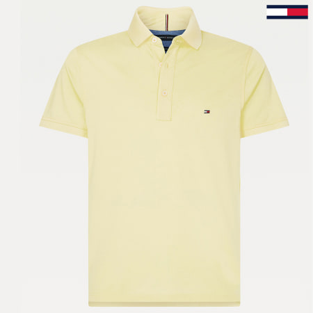 Tommy Hilfiger - Polo Manches Courtes MW0MW10764 Jaune