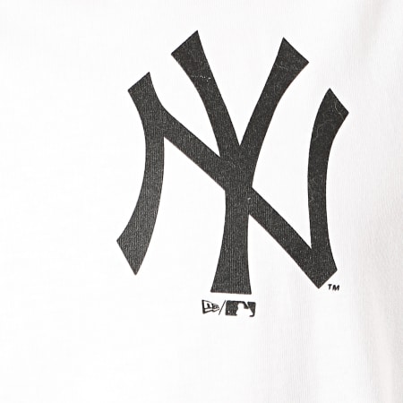 New Era - Débardeur A Bande Taping 12369822 New York Yankees Blanc
