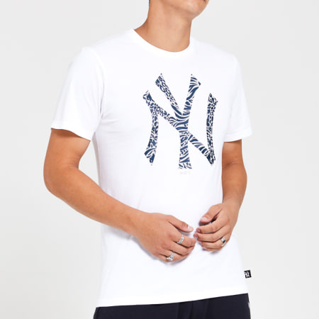 New Era - Tee Shirt Print Infill 12369838 New York Yankees Blanc