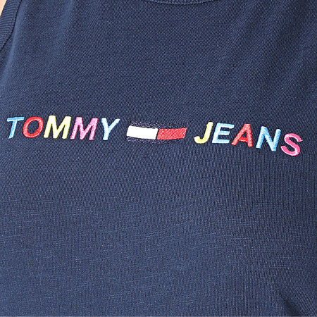 Tommy Jeans - Robe Femme Logo 7907 Bleu Marine