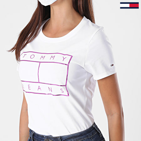 Tommy Jeans - Tee Shirt Femme 8063 Jaune