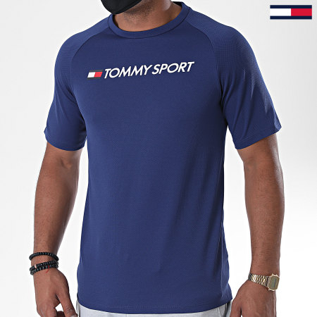 Tommy Hilfiger - Tee Shirt Logo 0357 Bleu Marine