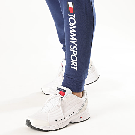 Tommy Hilfiger - Pantalon Jogging Cuff Fleece Logo 0359 Bleu Roi