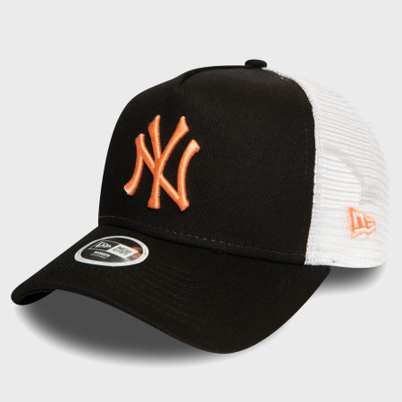 New Era - Casquette Trucker Femme League Essential 12380755 New York Yankees Noir Orange