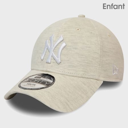 New Era - Casquette Enfant 9Forty Jersey Essential 12381107 New York Yankees Beige
