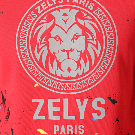 Zelys Paris - Sweat Crewneck Oreflect Réfléchissant Rouge