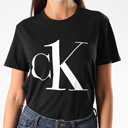 Calvin Klein - Tee Shirt Femme 6436 Noir