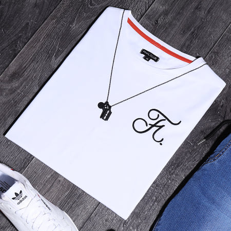 Final Club - Tee Shirt Premium Fit Avec Broderie 405 Blanc