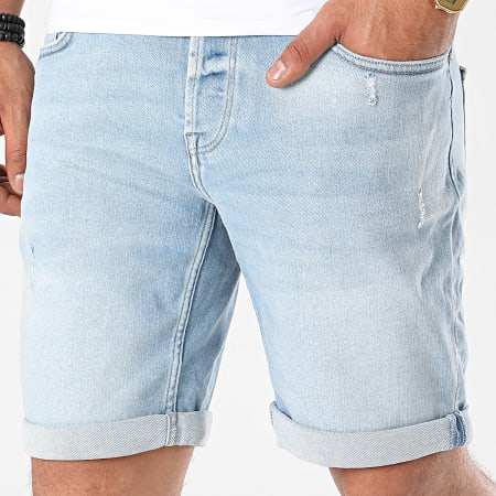 Only And Sons - Short Jean Ply 22015541 Bleu Wash