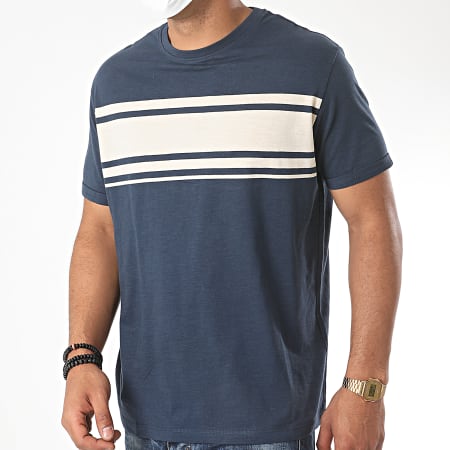 Classic Series - Tee Shirt Rex Stripe Bleu Marine