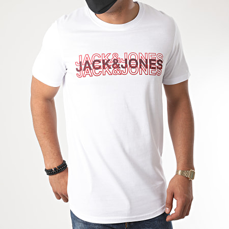 Jack And Jones - Tee Shirt Blane 12171464 Blanc