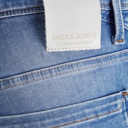 Jack And Jones - Short Jean Rick Grid 12164987 Bleu Wash