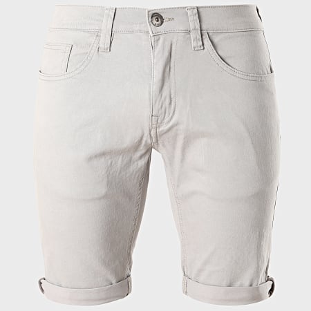 Indicode Jeans - Short Jean Commercial Gris