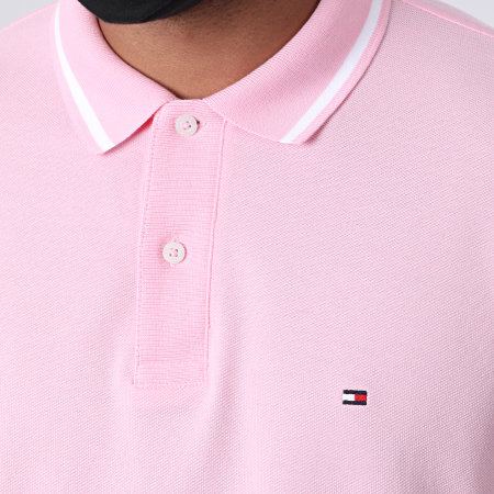 Tommy Hilfiger - Polo Manches Courtes Basic Tipped 0768 Rose