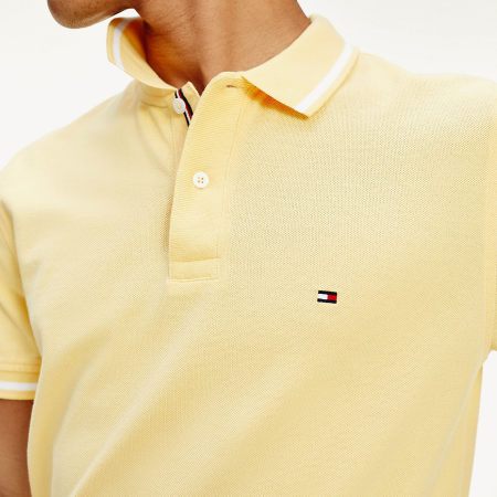 Tommy Hilfiger - Polo Manches Courtes Basic Tipped 0768 Jaune
