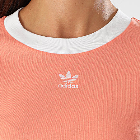 Adidas Originals - Tee Shirt Crop Femme FM3259 Peche