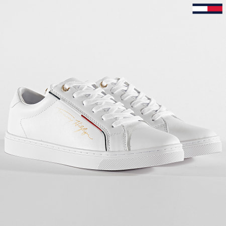 Tommy Hilfiger - Baskets Femme Signature Sneaker 5015 White