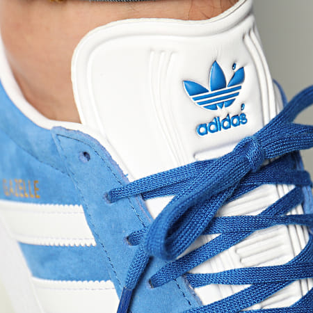 Adidas Originals - Baskets Gazelle EF5600 Blue Cloud White Gold Metallic